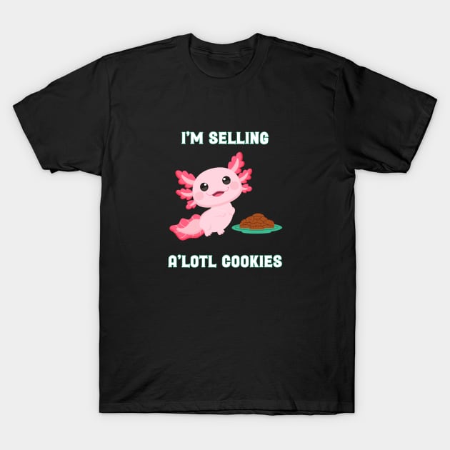 Axolotl Cookie Sale T-Shirt by Hamlin & Page